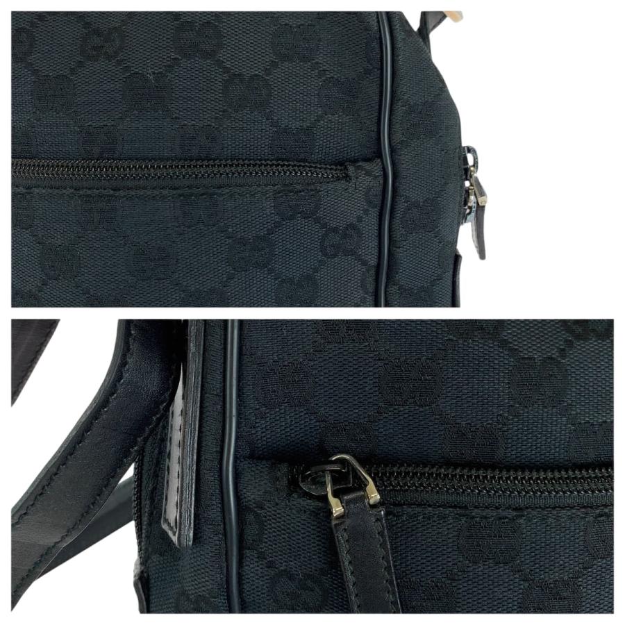 GUCCI ショルダーバッグ 黒 グッチ GUCCI ソーホーショルダーバッグ ブラック レザー 308364