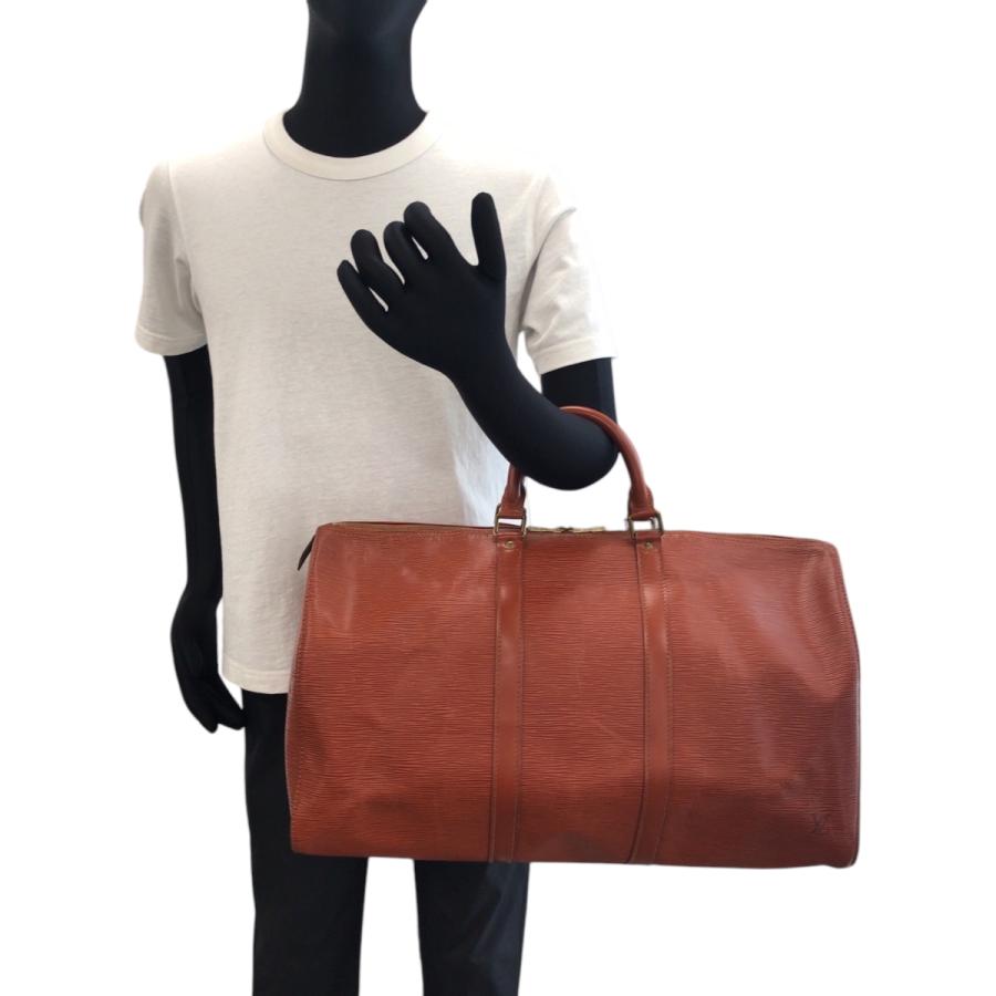 LOUIS VUITTON（ルイ・ヴィトン） エピ キーポル50 ブラウン ゴールド