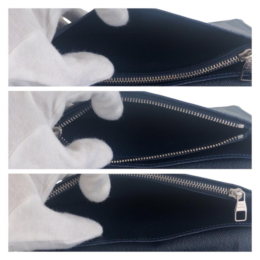 LOUIS VUITTON 美品 ルイヴィトン タイガ ポルトフォイユ ブラザ  