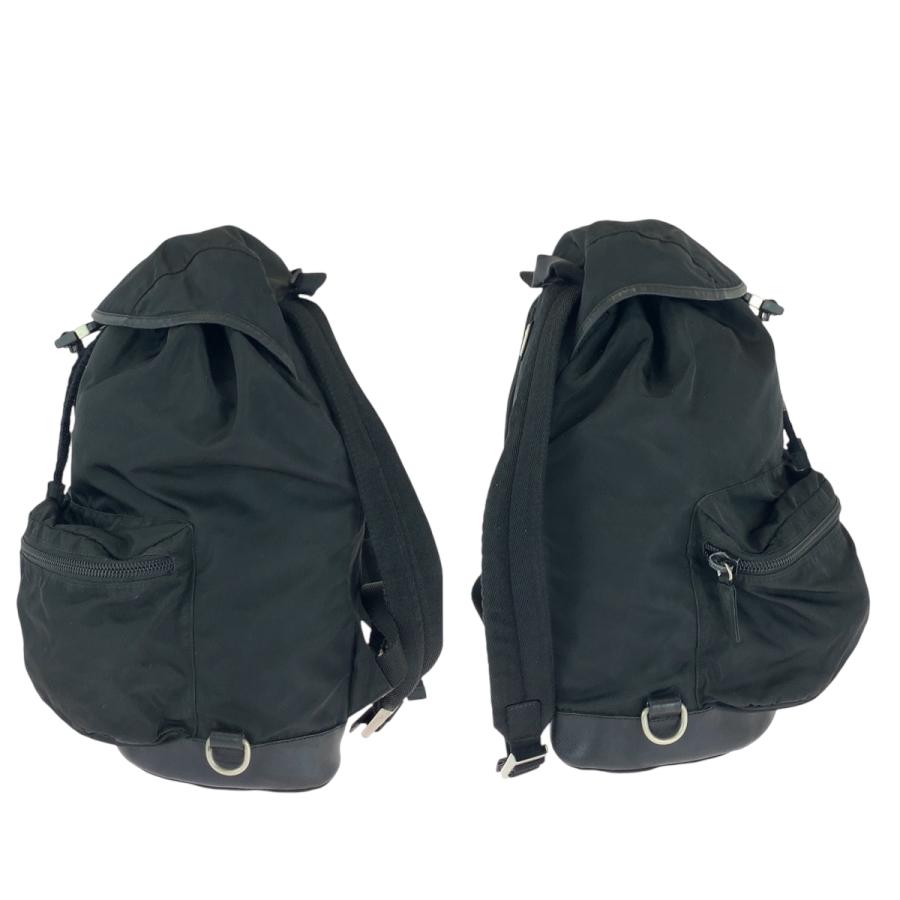 PRADA（プラダ） 美品 テスート 三角ロゴプレート ブラック 黒