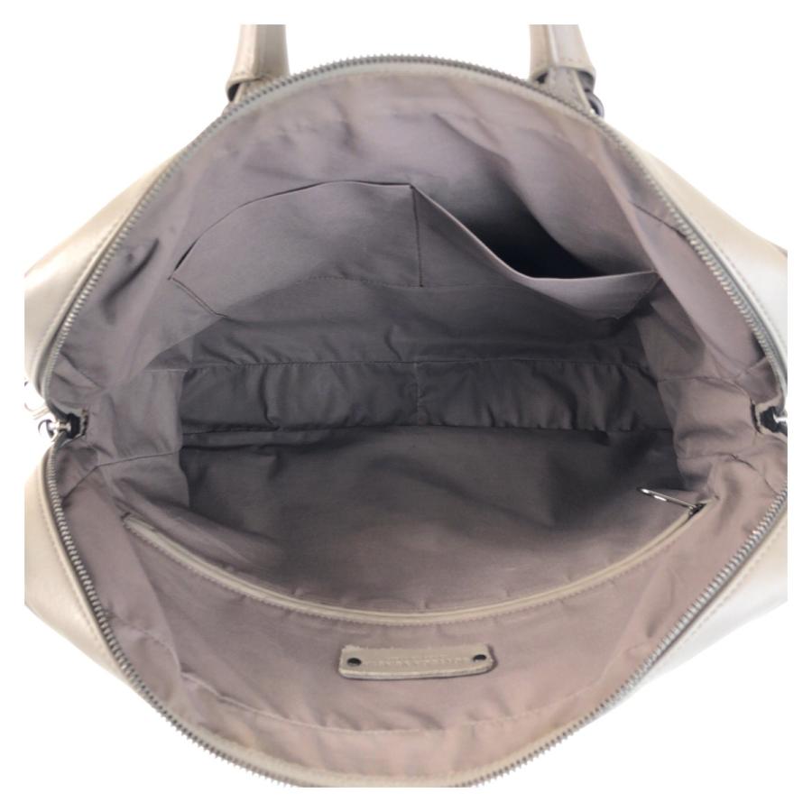 【美品】ボッテガヴェネタ 2way ビジネスバッグ イントレチャート グレー 美品 BOTTEGAVENETA ボッテガヴェネタ イントレチャート グレー レザー