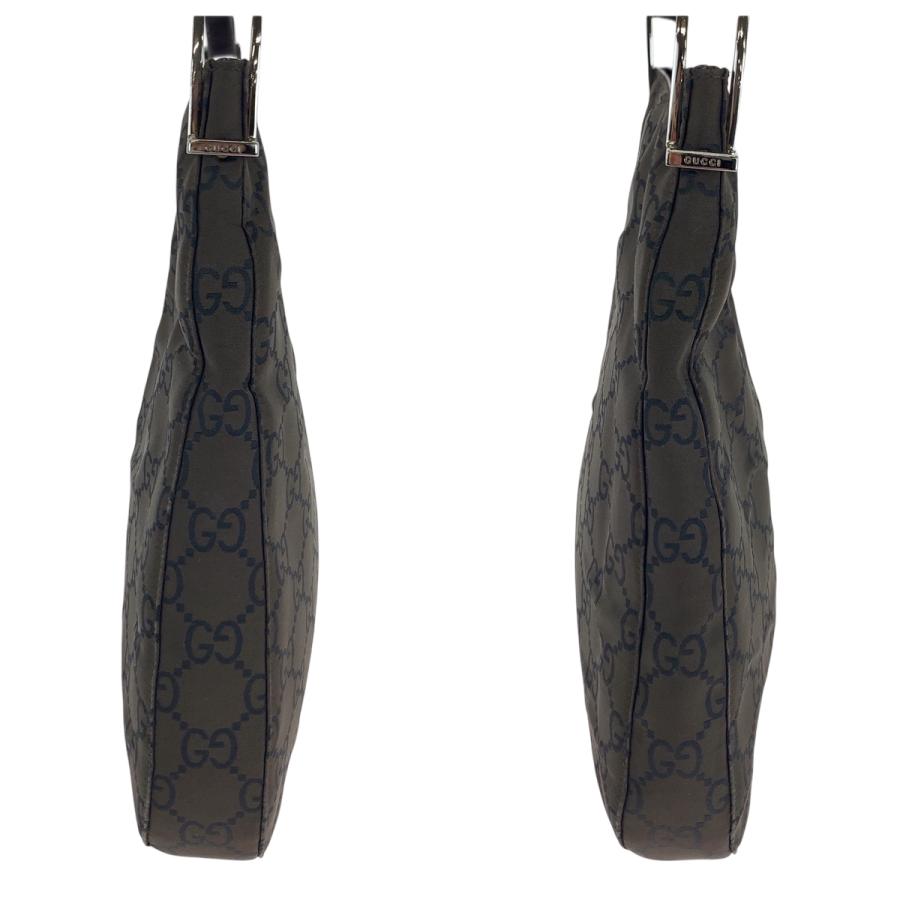 マ*ト様 グッチ ショルダー 145866ナイロンバッグダークブラウン マ*ト様 グッチ ショルダー 145866ナイロンバッグダークブラウン