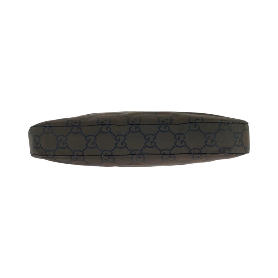 GUCCI（グッチ） GG柄 ダークブラウン シルバー金具 ナイロン 001 3166