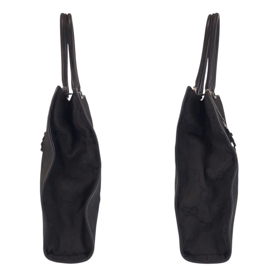 グッチ　GGキャンバス ジャッキー　ハンドバッグ　トートバッグ 黒 GUCCI グッチ ジャッキー トートバッグ GGキャンバス ブラック