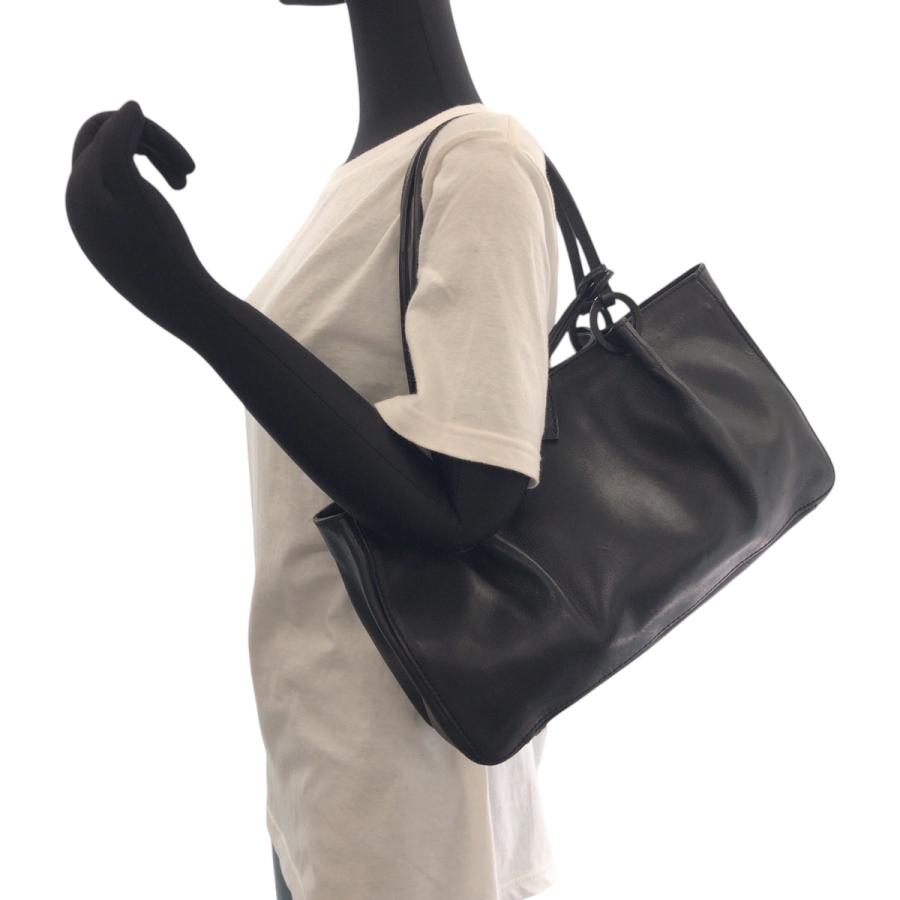 GUCCI（グッチ） ブラック 黒 ゴールド金具 レザー 94898 トートバッグ