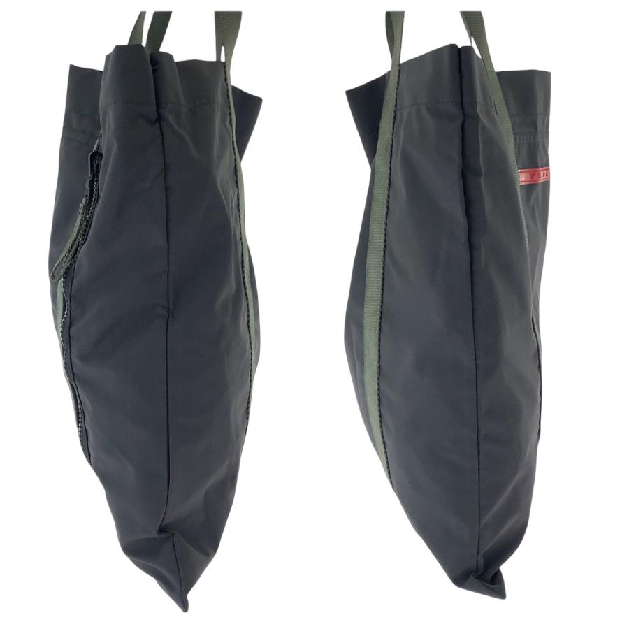 PRADA 美品 プラダ プラダスポーツ グレー ナイロン 4VA114 PRADA 美品 プラダ プラダスポーツ グレー ナイロン 4VA114