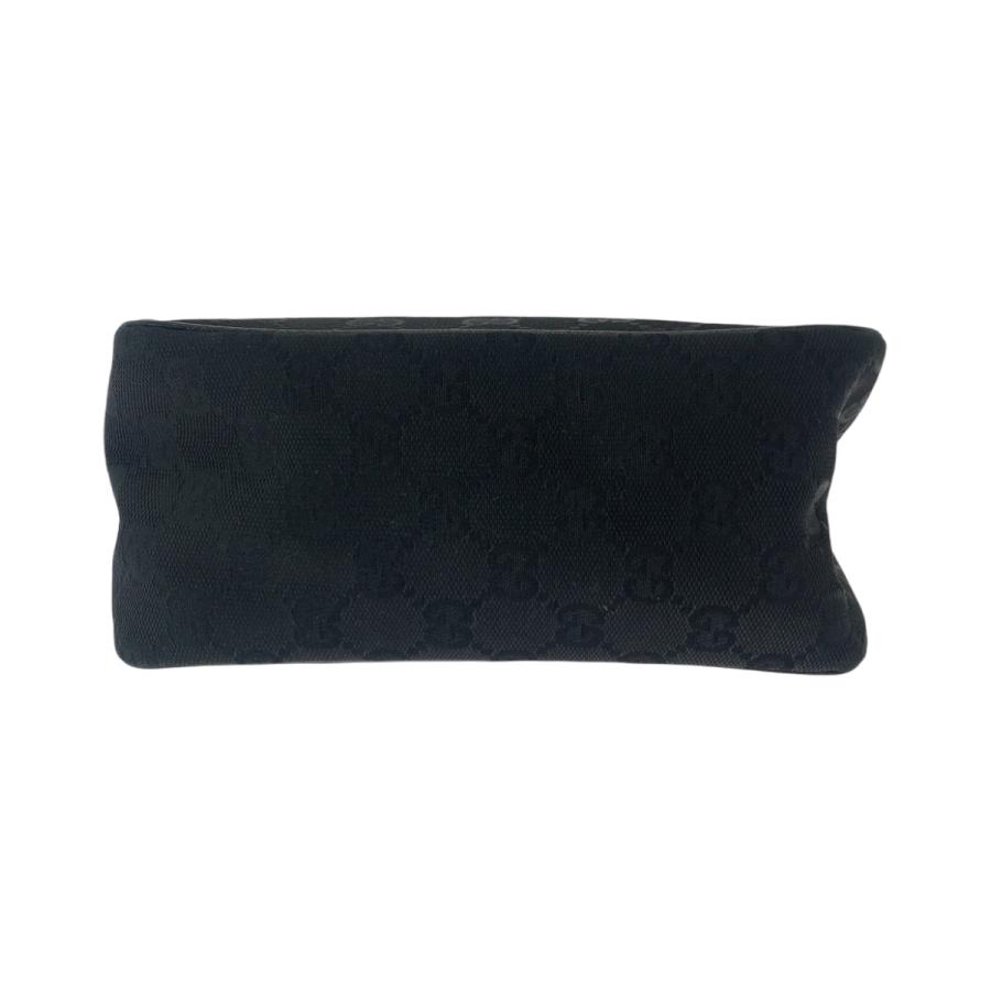 GUCCI（グッチ） 美品 ブラック 黒 シルバー金具 GGキャンバス 106644