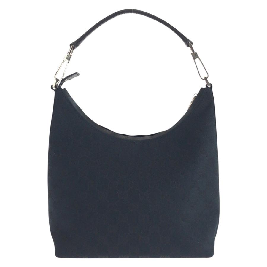 GUCCI（グッチ） 美品 ブラック 黒 GGキャンバス/レザー 000 0602