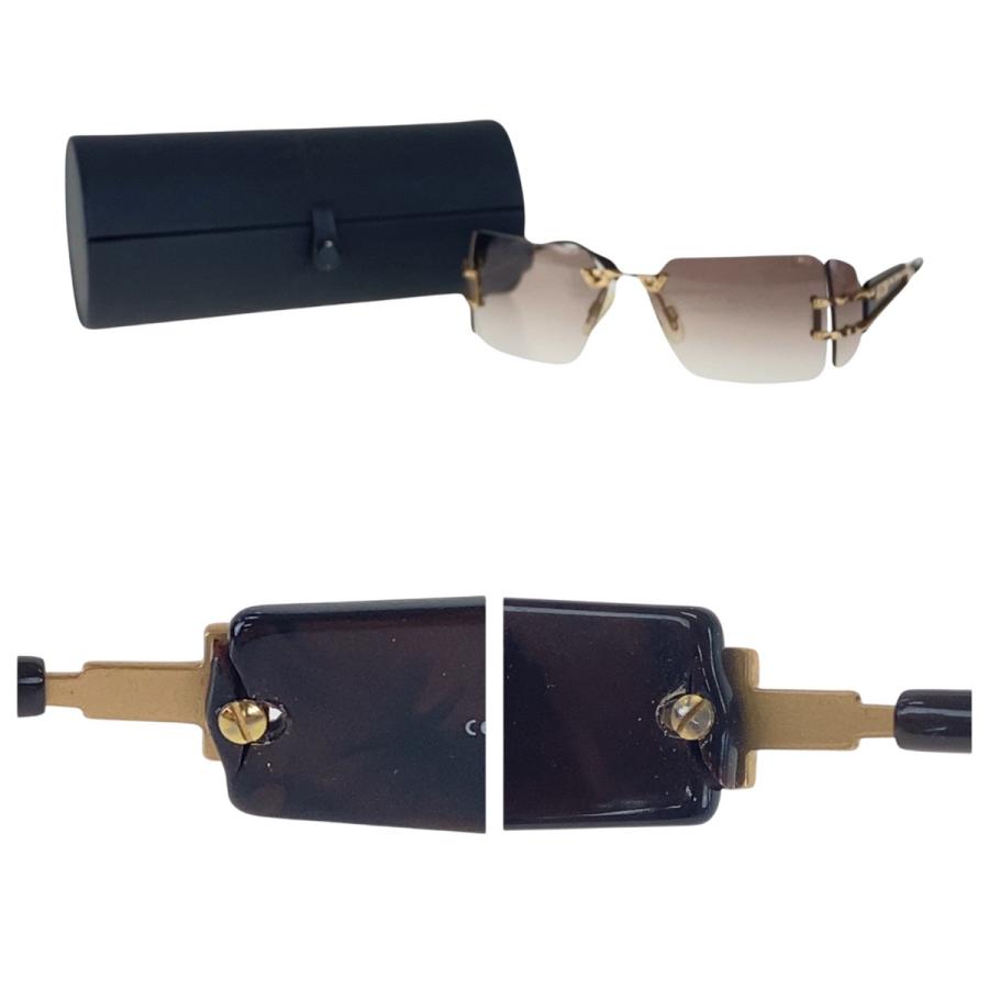 CAZAL（カザール） 美品 ブラウン ゴールド金具 メタル/プラスチック