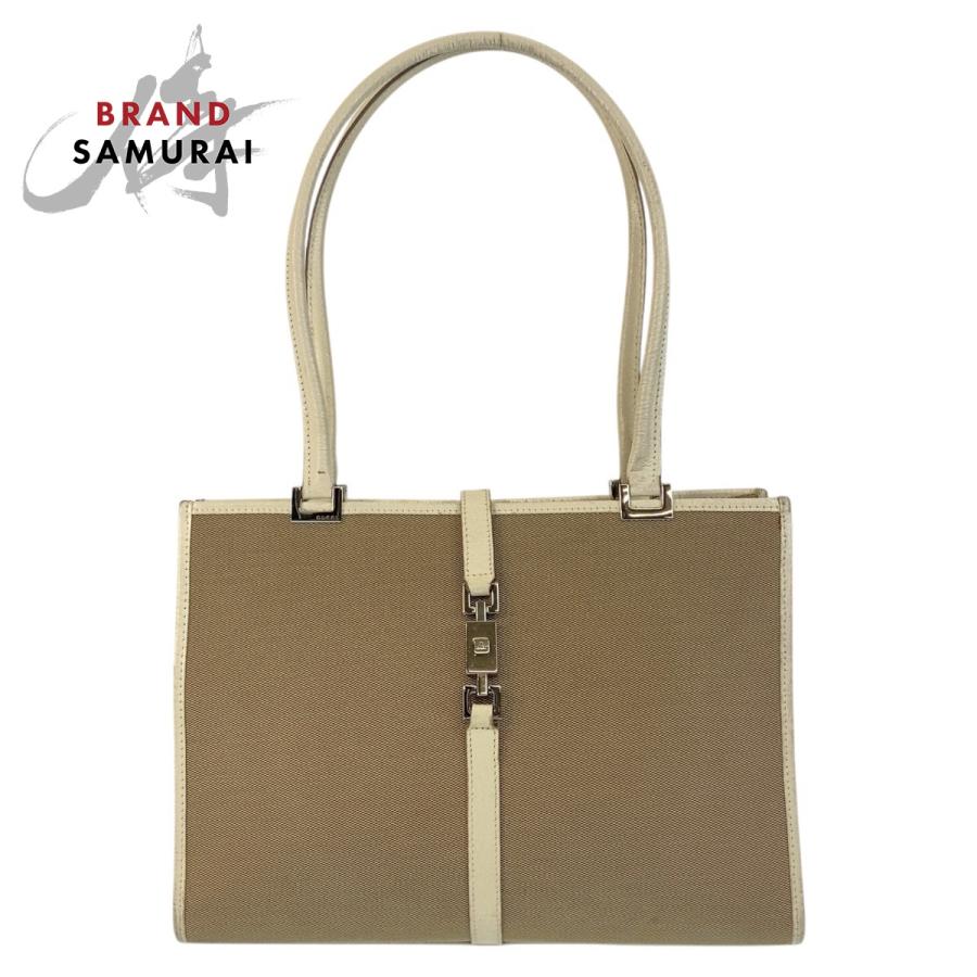 GUCCI（グッチ） ジャッキー ベージュ アイボリー シルバー金具 