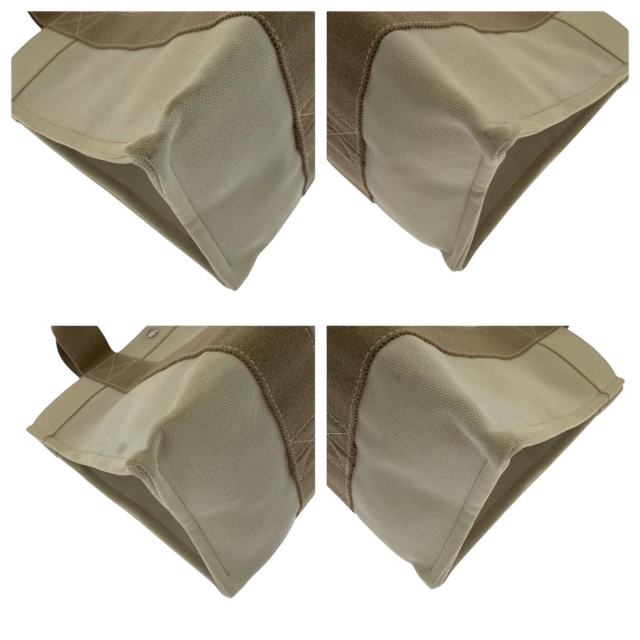 美品 HERMES エルメス ボラボラPM ベージュ アイボリー シルバー金具 キャンバス トートバッグ ハンドバッグ レディース 501875 | HERMES | 02