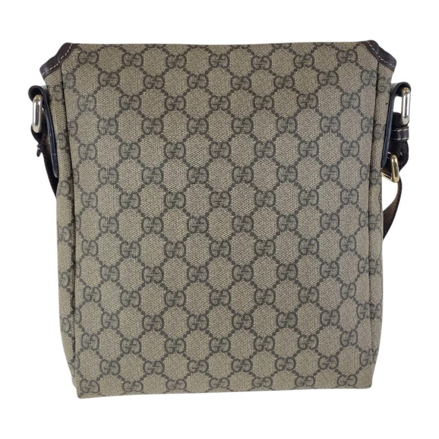 GUCCI（グッチ） ベージュ ブラウン シルバー金具 GGスプリーム