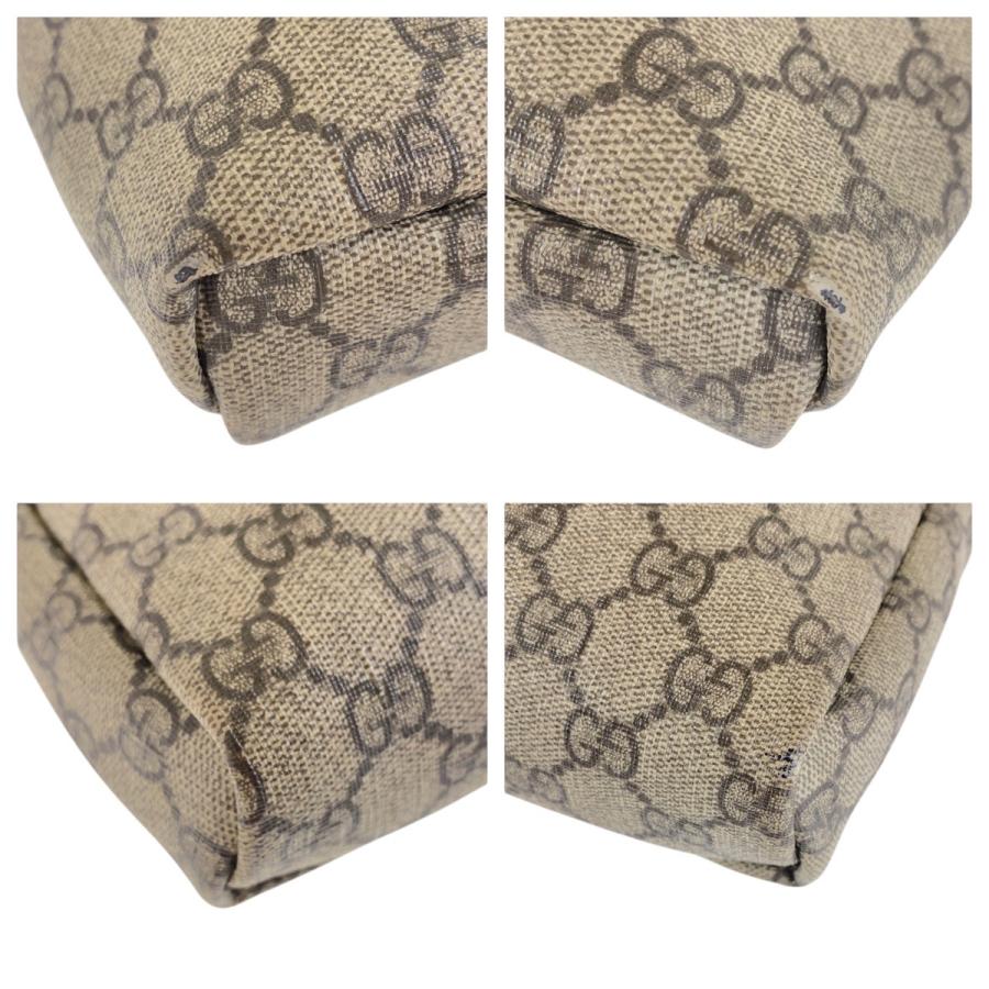 GUCCI（グッチ） ベージュ ブラウン シルバー金具 GGスプリーム