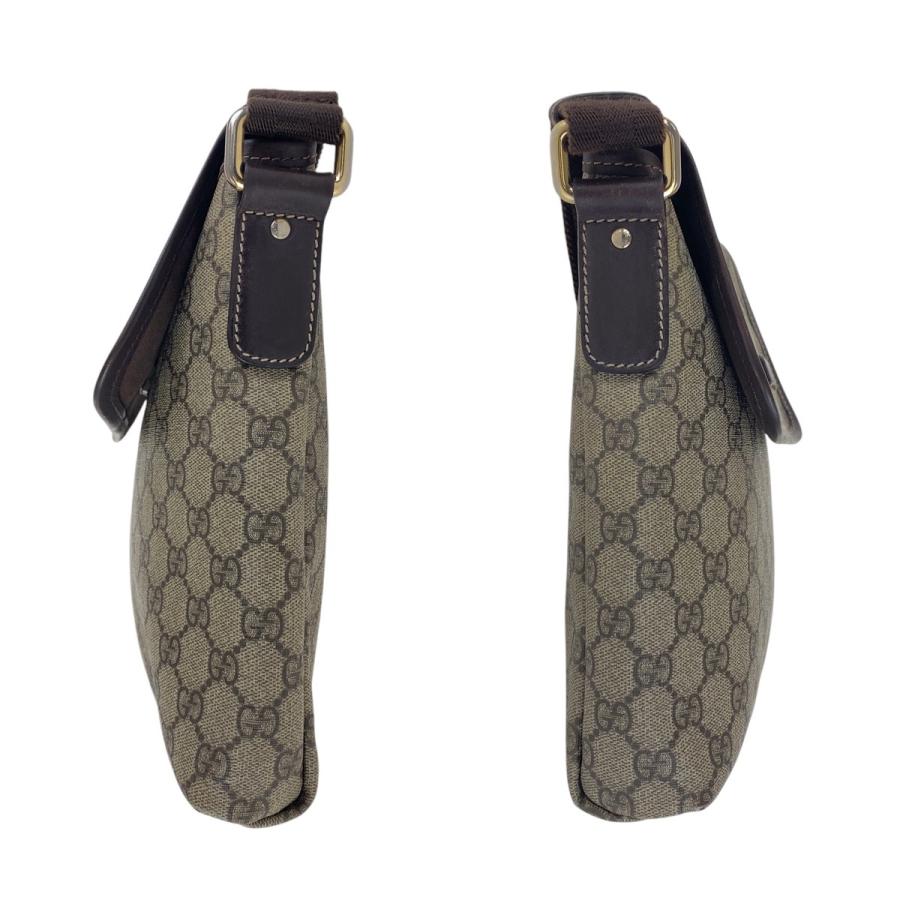 GUCCI（グッチ） ベージュ ブラウン シルバー金具 GGスプリーム