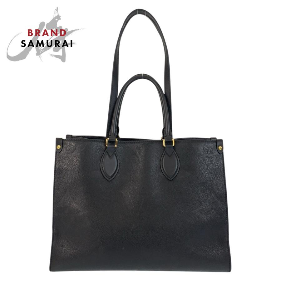 LOUIS VUITTON 美品 ルイヴィトン アンプラント オンザゴーMM ノワール  