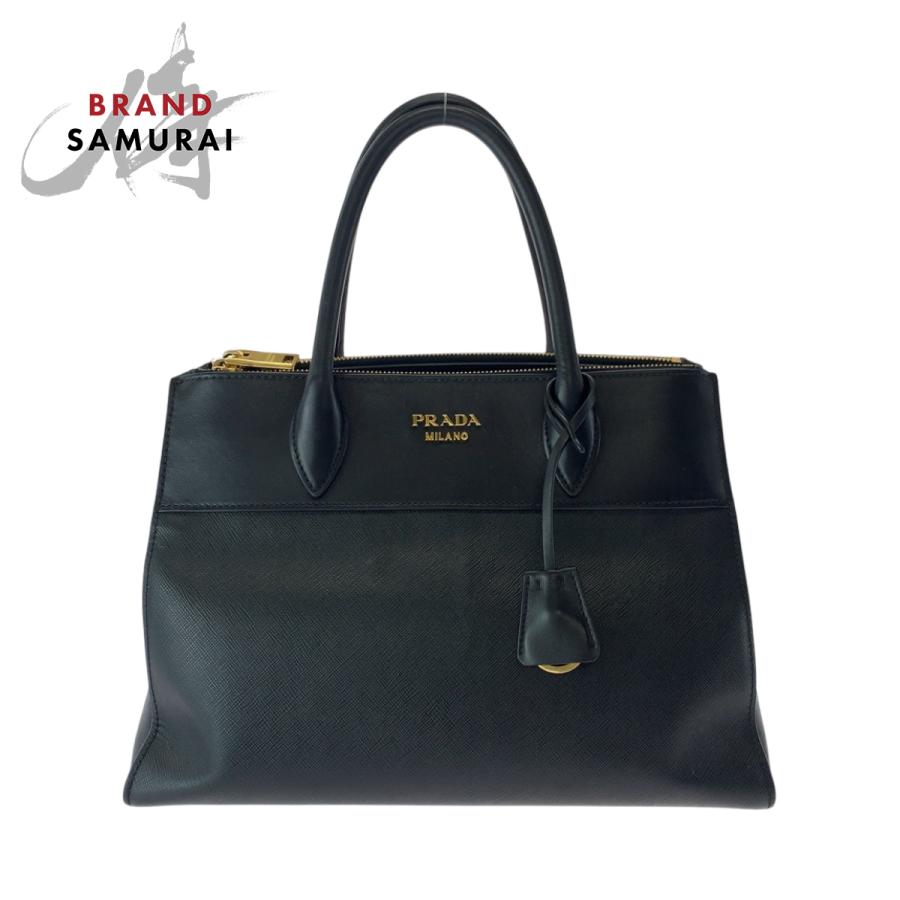 PRADA プラダ　ハンドバッグ　トートバッグ　サフィアーノ ゴールド金具　黒 楽天市場】PRADA プラダ サフィアーノ ハンドバッグ トートバッグ 2WAY