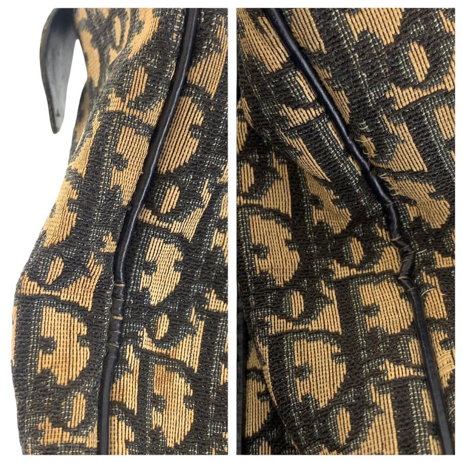 s*u様 Dior ディオール ヴィンテージ トロッター ボストンバッグ ハンド Dior ディオール ヴィンテージ トロッター キャンバス/レザー