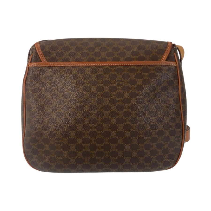 極美品‼️CELINE ショルダーバッグ　マカダム柄　サークルロゴ　レザー CELINE セリーヌ ワンショルダーバッグ マカダム柄 サークルロゴ