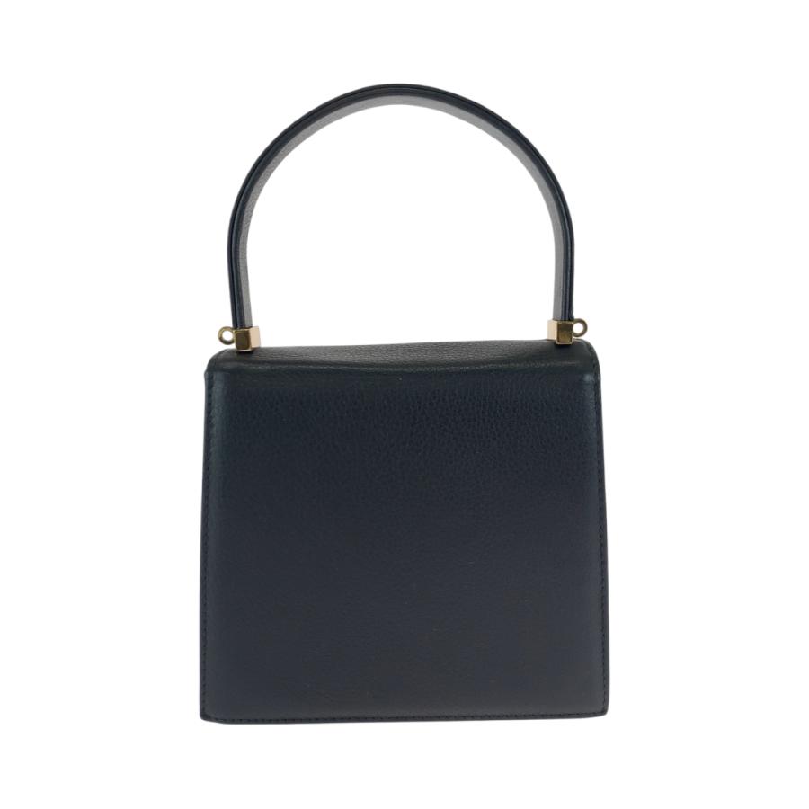 MCM 美品 エム シー ヴィンテージ ブラック 黒 ゴール金具 レザー  