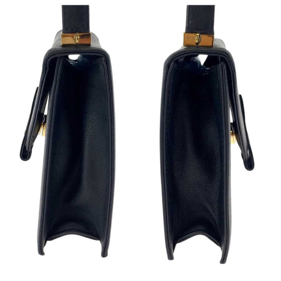 MCM 美品 エム シー ヴィンテージ ブラック 黒 ゴール金具 レザー  