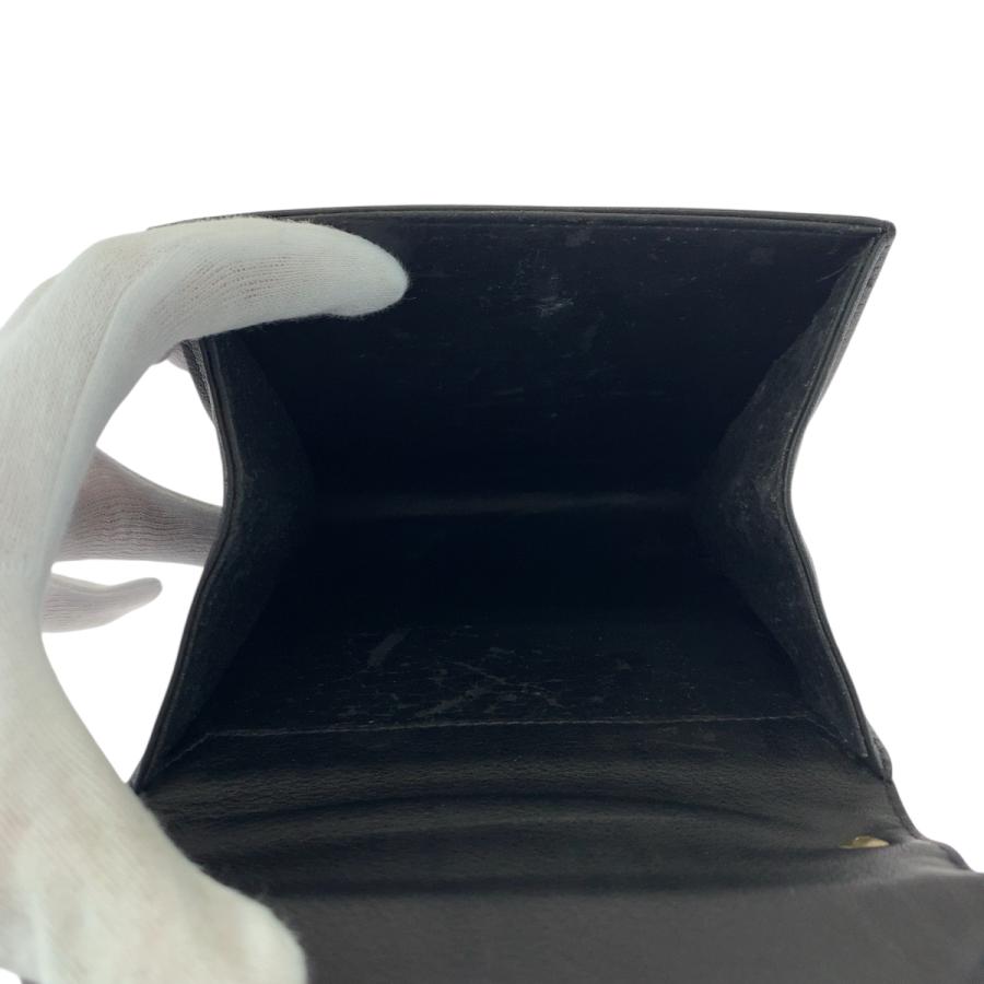 MCM 美品 エム シー ヴィンテージ ブラック 黒 ゴール金具 レザー  