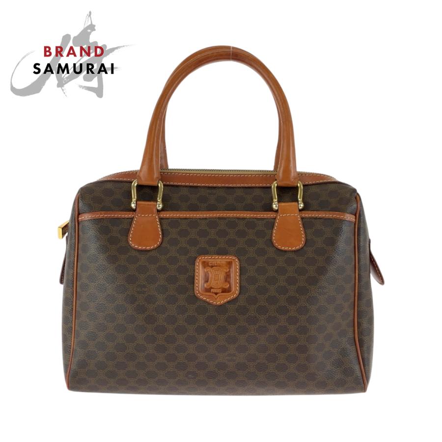 【CELINE】ハンドバッグ　マカダム柄　PVC ダークブラウン 楽天市場】【ヴィンテージ】 セリーヌ ハンドバッグ マカダム