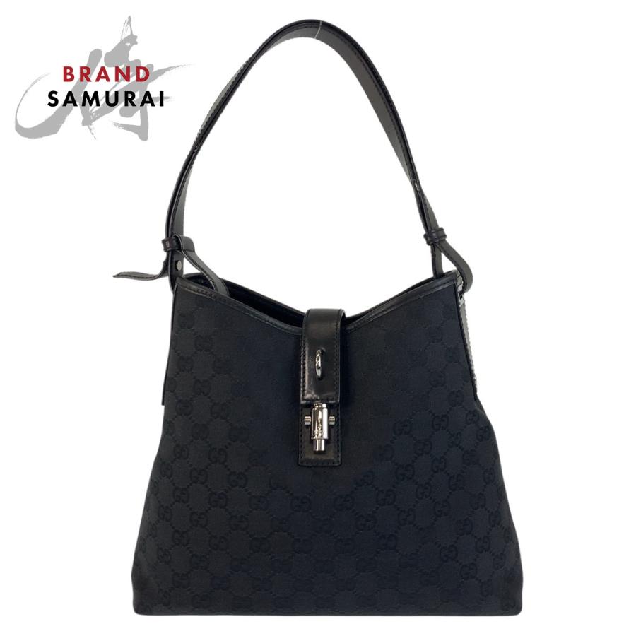 GUCCI（グッチ） 美品 ニュージャッキー ブラック 黒 シルバー金具 GG