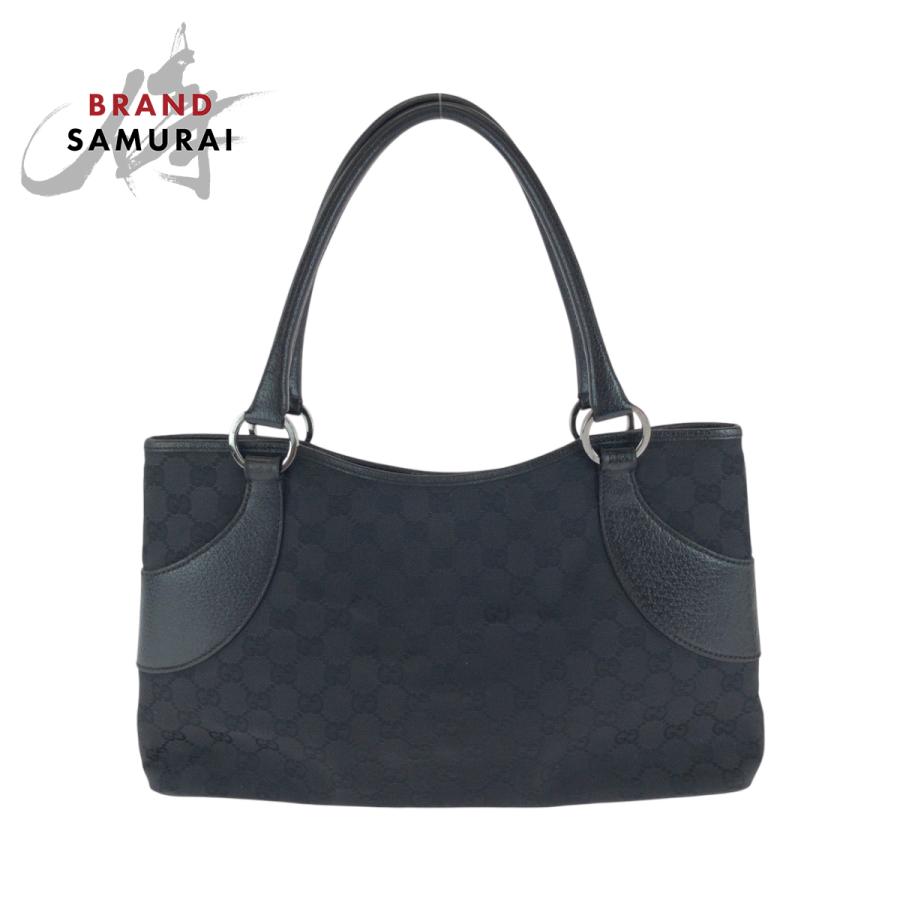 GUCCI（グッチ） ブラック 黒 シルバー金具 GGキャンバス 113015 