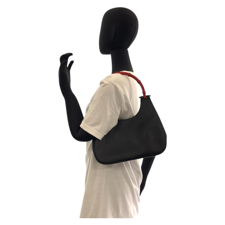 GUCCI（グッチ） バンブー ブラック 黒 レッド レザー 001 3761