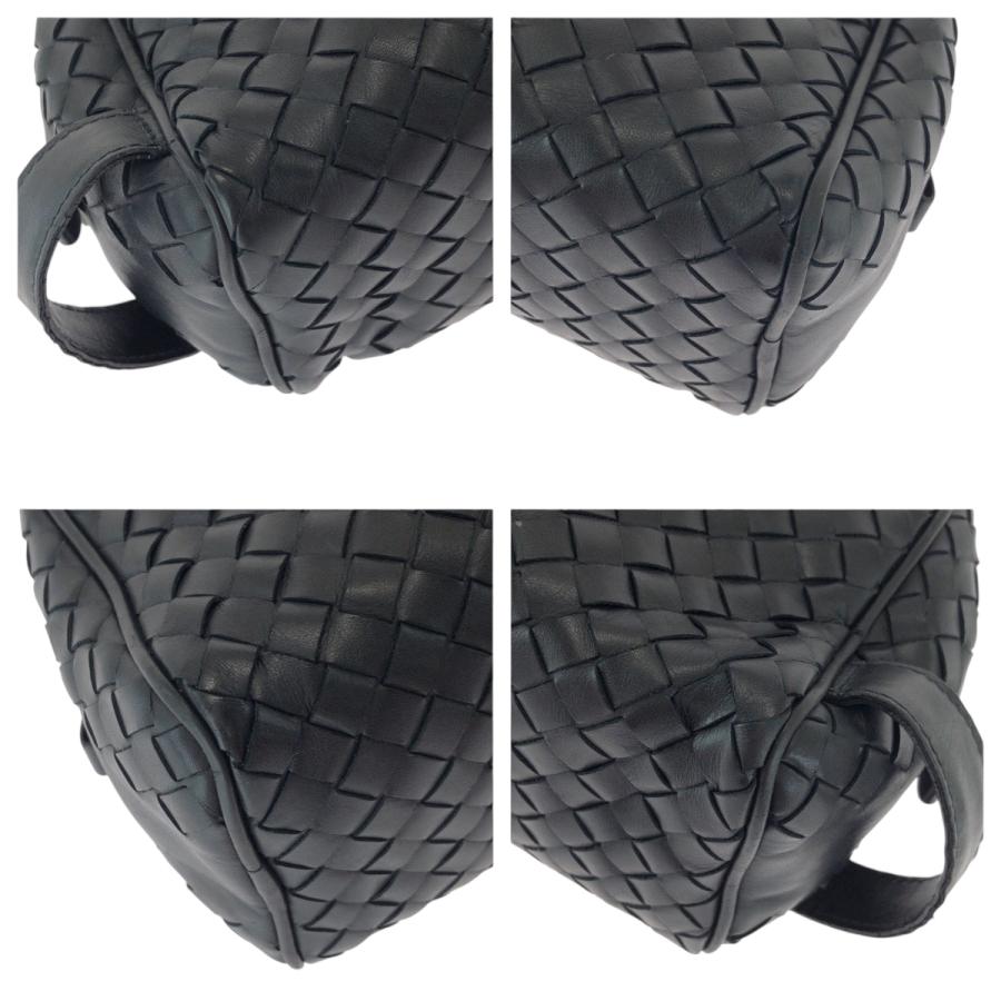 美品 BOTTEGAVENETA ボッテガヴェネタ イントレチャート ブラック