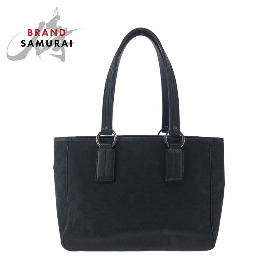 GUCCI グッチ トートバッグ GGキャンバス 黒 113019