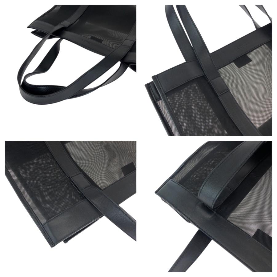 美品 GUCCI グッチ メッシュ ブラック 黒 ナイロン 002 0404 トートバッグ ショルダーバッグ レディース 502240 | GUCCI | 04