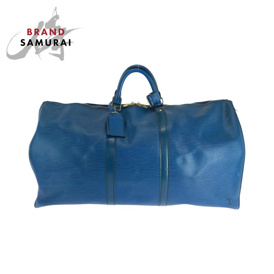 Louis Vuitton エピ ボストンバッグ ブルー ルイヴィトン Louis Vuitton エピ ボストンバッグ ブルー ルイヴィトン