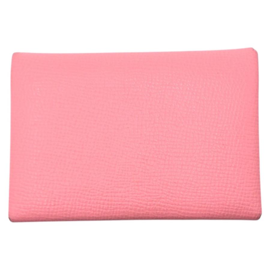 HERMES（エルメス） 美品 カルヴィ デュオ ピンク シルバー金具 ヴォー