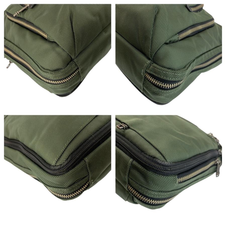 TUMI（トゥミ） Alpha Bravo Andrews Slim Brief グリーン カーキ