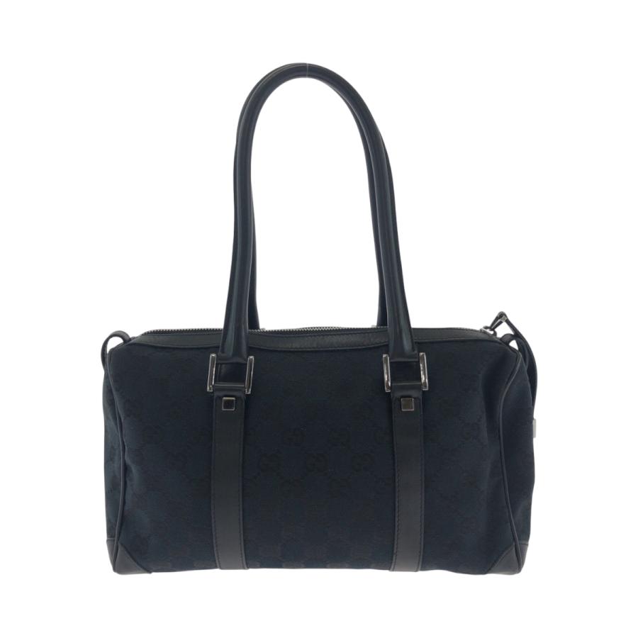 GUCCI（グッチ） 美品 ブラック 黒 シルバー金具 GGキャンバス 000