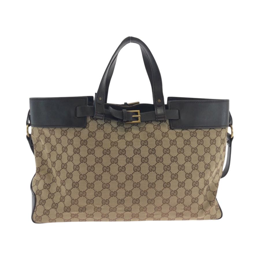 GUCCI（グッチ） ブラウン ゴールド金具 GGキャンバス 106258