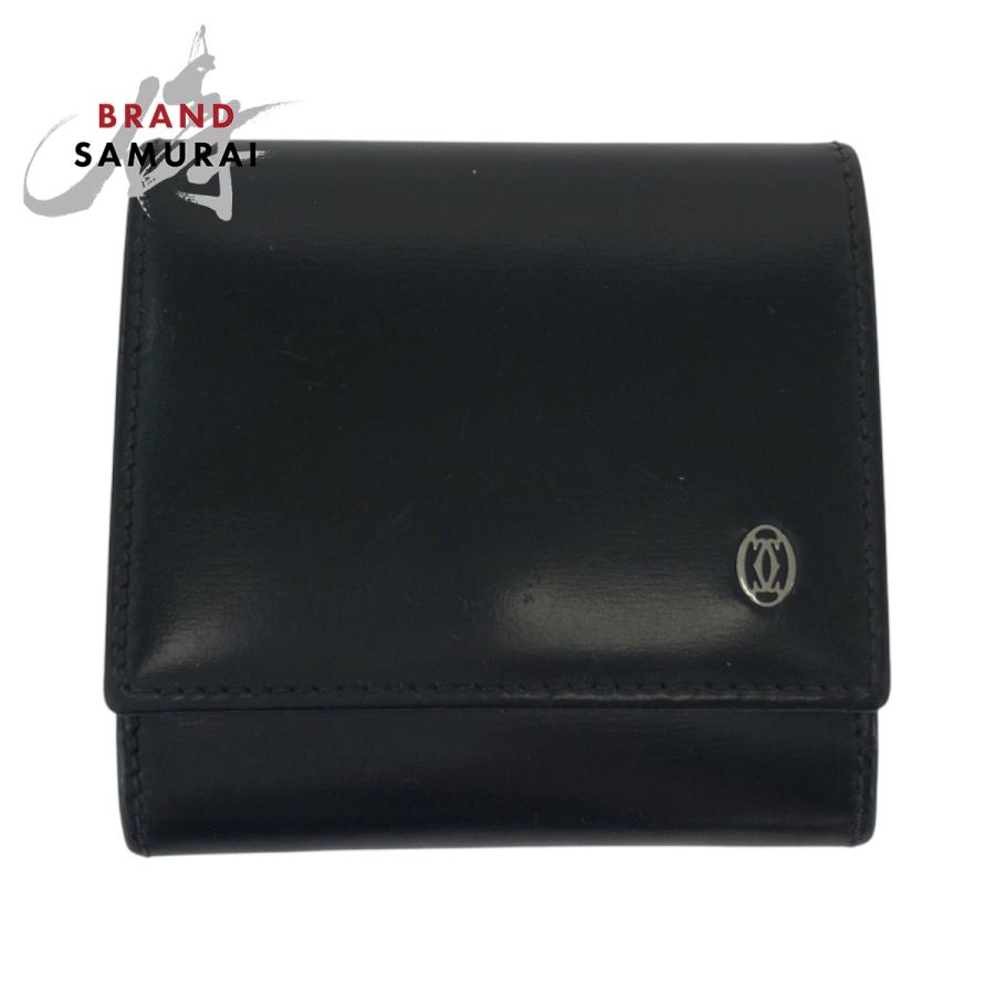 カルティエケースCartierパシャブラック本革未使用 Cartier（カルティエ） 美品 パシャ ブラック 黒 シルバー金具 カーフ