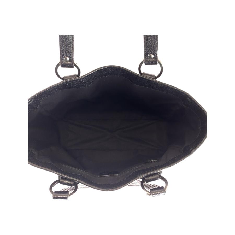 GUCCI グッチ ブラック 黒 シルバー金具 GGキャンバス/レザー