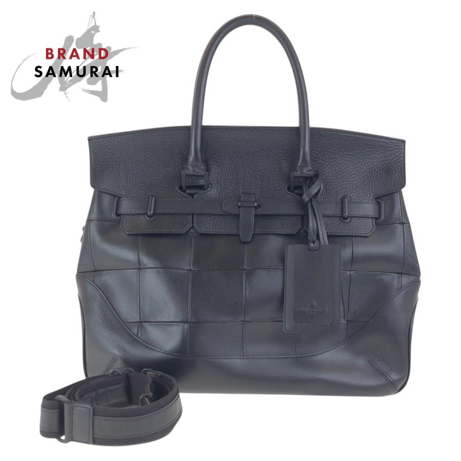 美品 PELLE MORBIDA ペッレモルビダ MARRAKECH ブラック 黒 レザー 