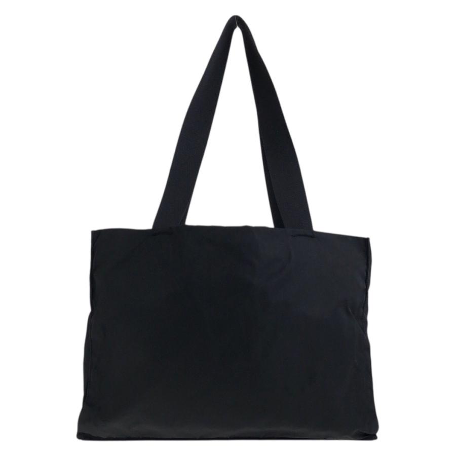 PRADA 美品 プラダ テスート 三角ロゴプレート ブラック 黒