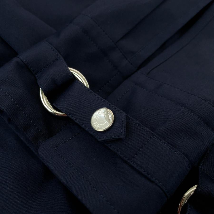 HERMES（エルメス） 超美品 セリエボタン サイズ36 ネイビー シルバー
