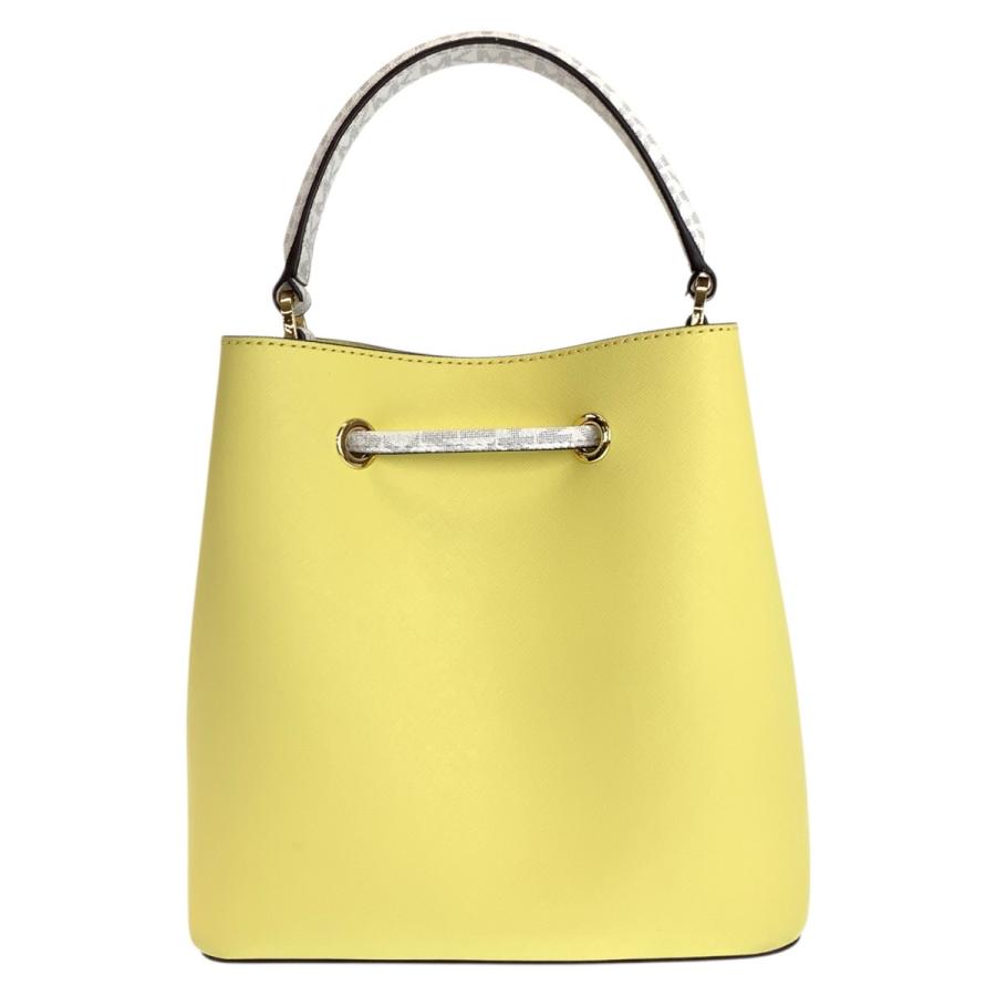 超美品 Michael Kors マイケルコース イエロー ホワイト ゴールド金具 