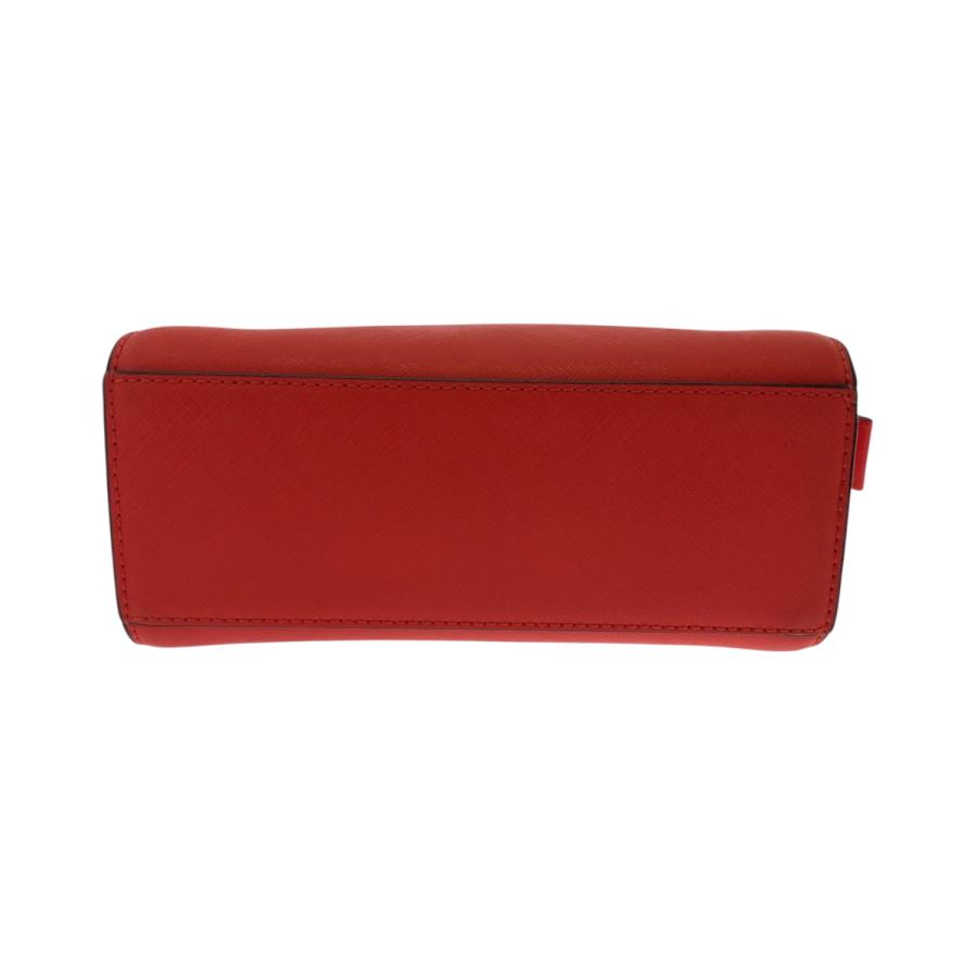 超美品 Michael Kors マイケルコース ロゴ レッド ゴールド金具 PVC 30T3GLMM2L ショルダーバッグ 斜め掛け レディース 502751 【中古】 MICHAEL KORS（マイケルコース） 超美品 ロゴ レッド ゴールド金具 PVC