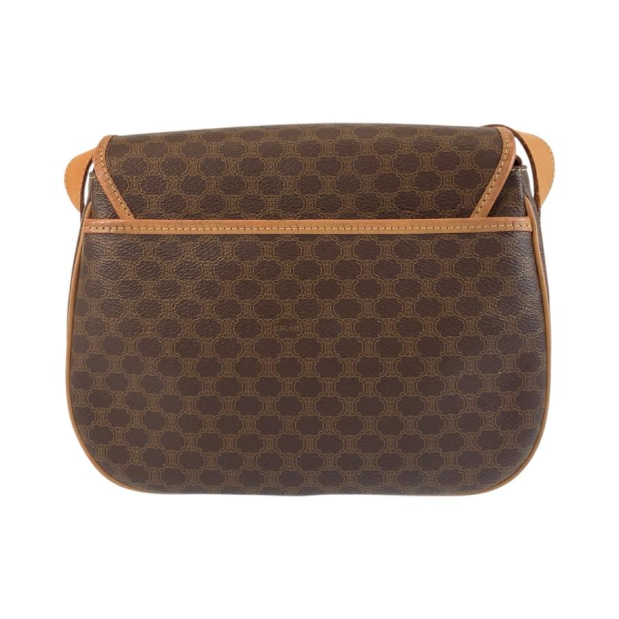 【CELINE】ボストンバッグ　マカダム柄　ゴールド金具　PVC ブラウン 5md5317】セリーヌ ボストンバッグ マカダム PVC ブラウン