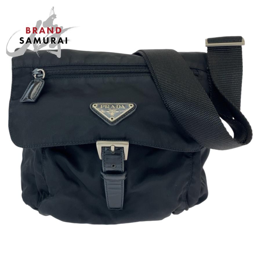 PRADA（プラダ） 美品 テスート 三角ロゴプレート 男女兼用