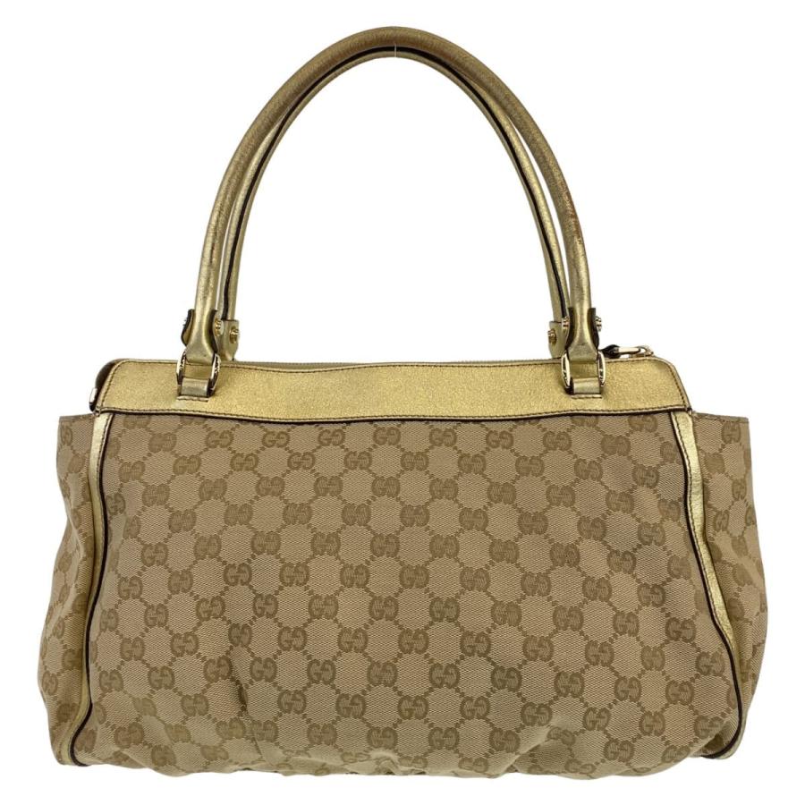GUCCI グッチ アビー ベージュ ゴールド金具 GGキャンバス 189831 