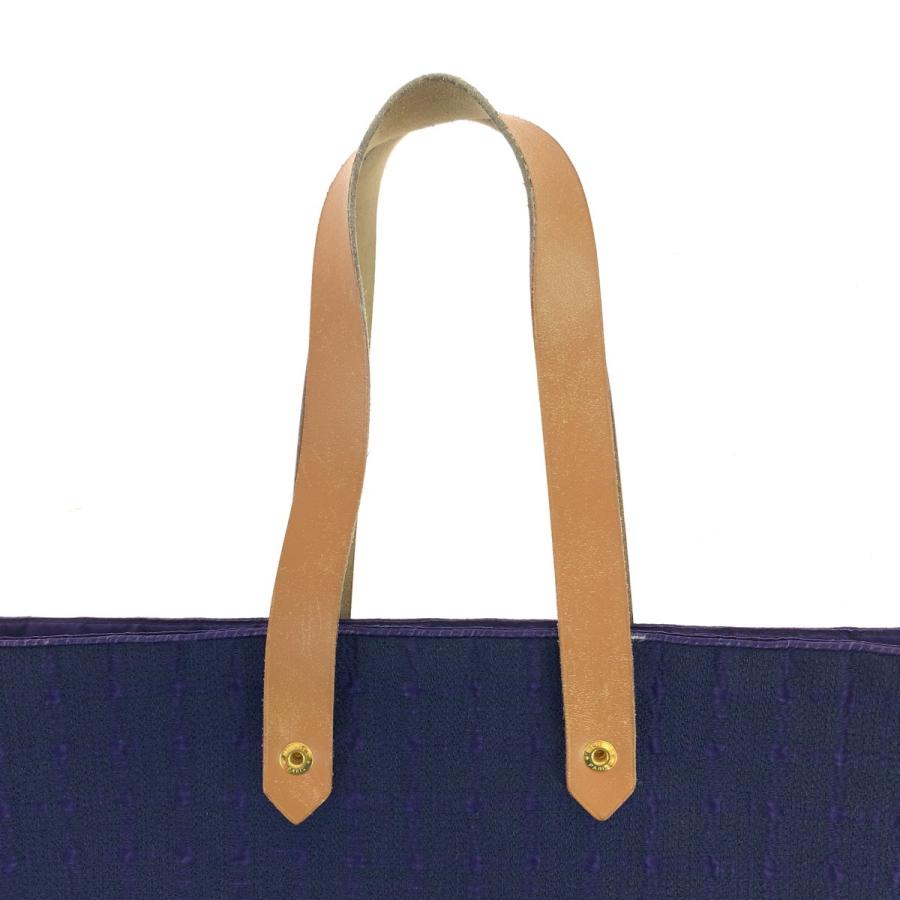HERMES（エルメス） アメダバ GM パープル ゴールド金具 キャンバス