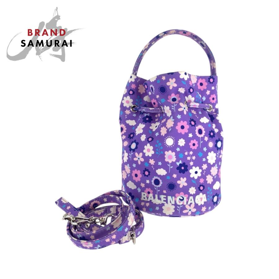 BALENCIAGA 美品 バレンシアガ ドローストリングバケットバッグ