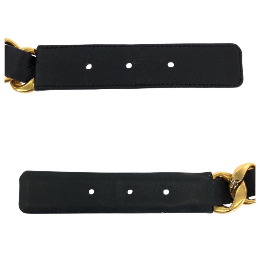 CHANEL（シャネル） 美品 ヴィンテージ 75/30 ブラック 黒 ゴールド